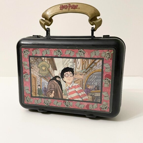 2001 Harry Potter School Box WB Lunch Box Damaged - Picture 1 of 16